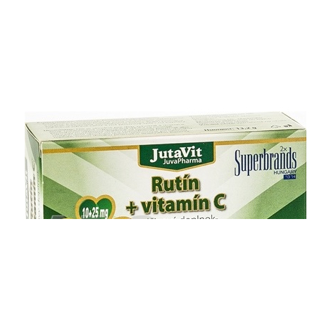 Obrázok JutaVit Rutín + vitamín C tbl 1x 60 ks