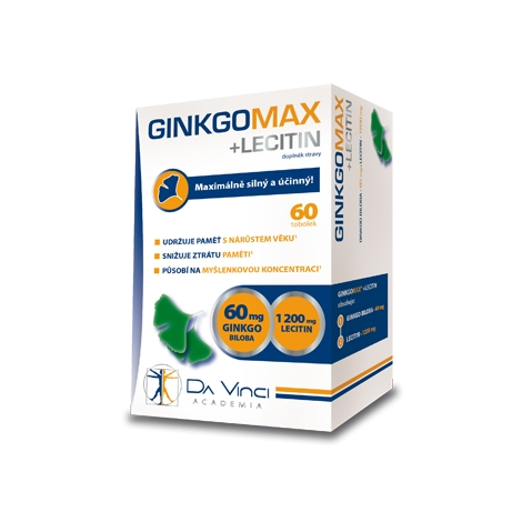 Obrázok Da Vinci Academia GinkgoMAX + Lecitin 90+30 tbl zdarma