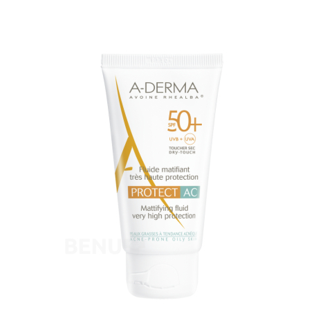 Obrázok A-Derma Protect AC zmatňujúci fluid SPF 50+  40 ml