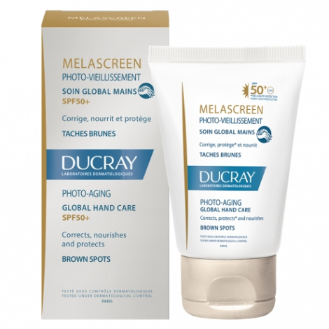 Obrázok DUCRAY MELASCREEN SOIN GLOBAL MAINS SPF50+ fotostarnutie - komplexná starostlivosť o ruky 1x50 ml