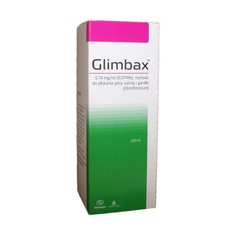 Glimbax ústny výplach 200 ml