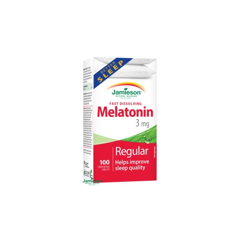 Obrázok Jamieson Melatonín 3 mg 100 tbl - Jamieson