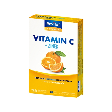 Obrázok Revital Vitamín C +Zinok 30tbl