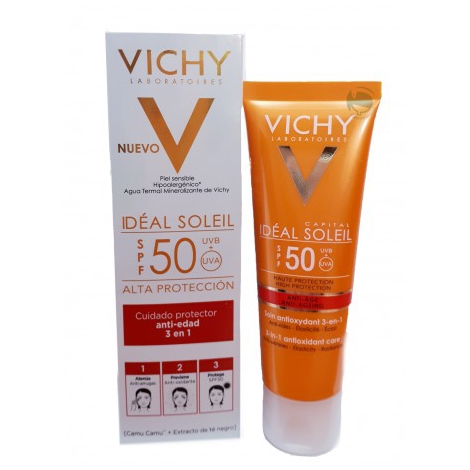 E-shop VICHY Idéal Soleil ANTI-AGE SPF 50+ krém 50 ml