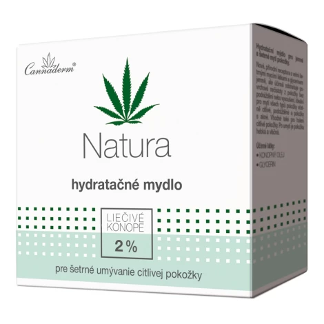 Cannaderm Natura hydratačné mydlo 100 g