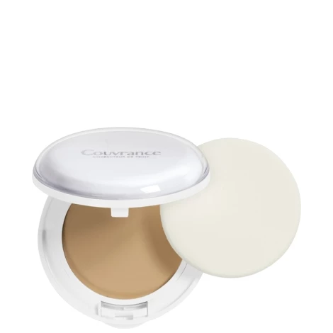 AVENE COUVRANCE CREME DE TEINT COMPACTE MAT kompaktný zmatňujúci make-up SPF30 prirodzený odtieň 10 g