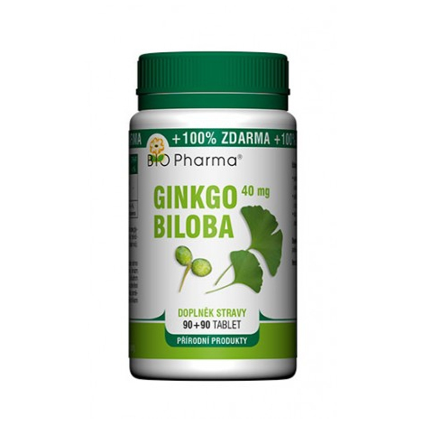 E-shop Bio Pharma Ginkgo biloba 40 mg 90+90 tbl