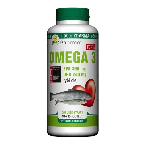 Bio Pharma Omega 3 forte 1200 mg 90 + 45 cps