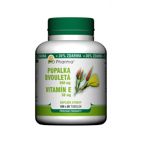 E-shop Bio Pharma Pupalka dvojročná s vitamínom E 100 + 30 cps
