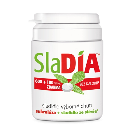 E-shop SlaDia sladidlo 600 + 100 tbl