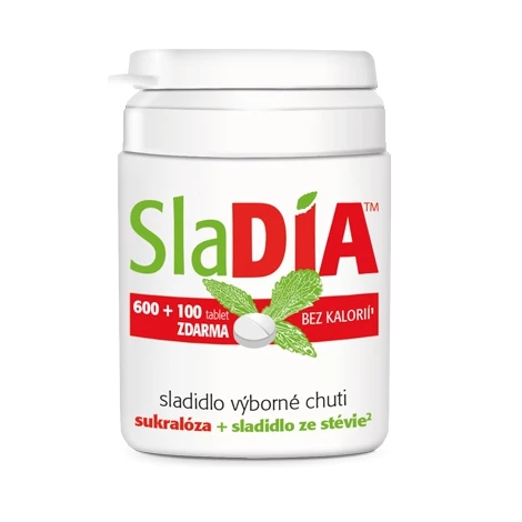 SlaDia sladidlo 600 + 100 tbl