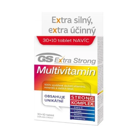 GS Extra Strong Multivitamín 30 + 10 tbl