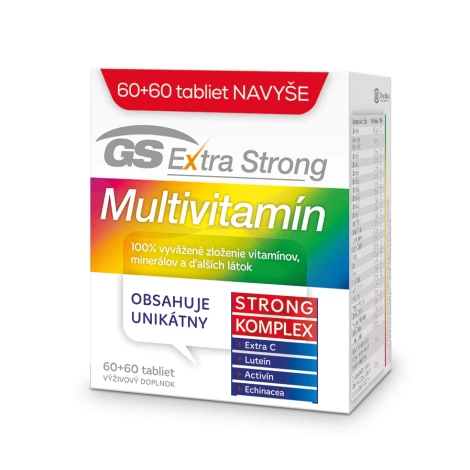 GS Extra Strong Multivitamín 60 + 60 tbl