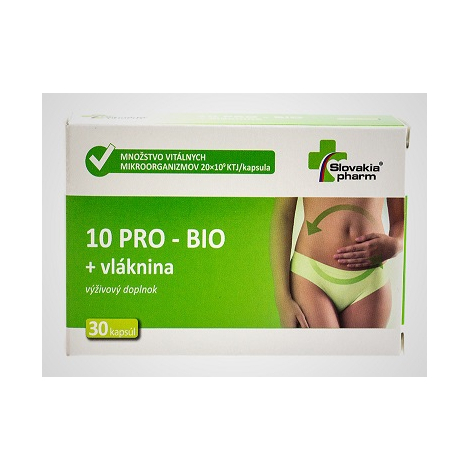 E-shop Slovakiapharm 10 Pro-Bio + vláknina 10 cps