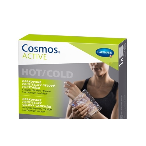 Cosmos ACTIVE Opakovane použiteľný gélový vankúšik hot/cold 12x29 cm 1 ks