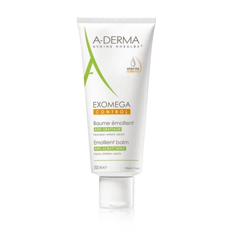 A-DERMA EXOMEGA CONTROL BAUME ÉMOLLIENT emolienčný balzam "proti škrabaniu" 200 ml