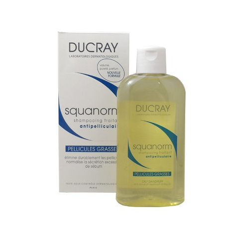 E-shop DUCRAY SQUANORM - PELLICULES GRASSES Šampón proti mastným lupinám 200 ml