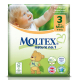 Moltex 3 detské prírodné plienky veľ. 3 Midi 4-9 kg 33 ks