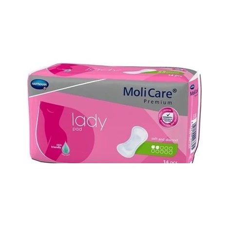 MoliCare Premium lady pad 2 kvapky inkontinenčné vložky 14 ks