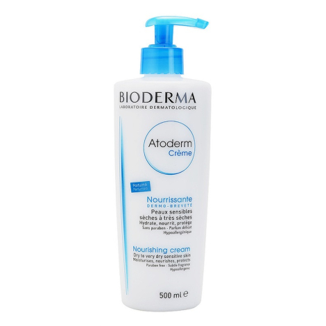 Obrázok Bioderma Atoderm telový krém pre suchú až veľmi suchú pokožku  500 ml