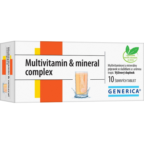 E-shop Generica Multivitamin & mineral complex 10 šumivých tabliet