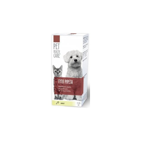 Obrázok PET HEALTH CARE FYTO PIPETA repelentná, pre malých psov do 10 kg a mačky, 1x15 ml