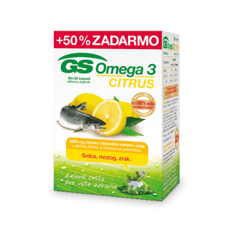 GS Omega 3 CITRUS 60 + 30 cps