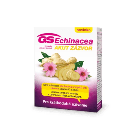 GS Echinacea akut zázvor 15 tbl