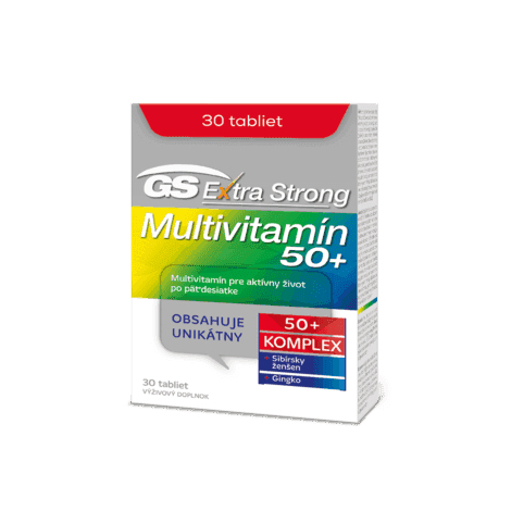 GS Extra STRONG Mulivitamín 50+ 30 tbl