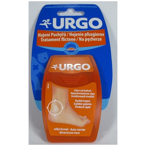 E-shop Urgo Hojenie pľuzgierov hydrokoloidná náplasť na pätu 5 ks