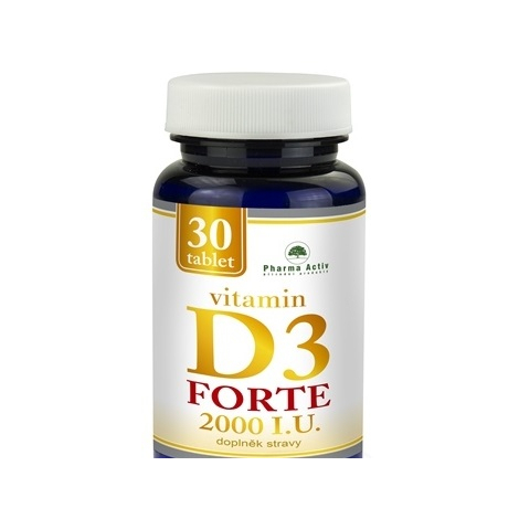 E-shop Pharma Activ Vitamin D3 Forte 2000 I.U. 30 tbl