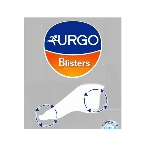 Urgo Blisters Na pľuzgiere hydrokoloidná náplasť 2 veľkosti 6 ks
