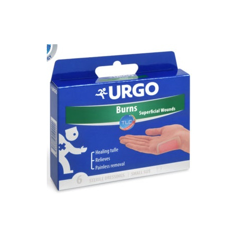E-shop Urgo Burns Na popáleniny lipidokoloidná náplasť sterilná 5x7cm 6 ks