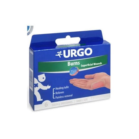 Urgo Burns Na popáleniny lipidokoloidná náplasť sterilná 10x7cm 4 ks