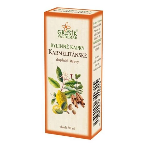Grešík Karmelitánske bylinné kvapky 50ml