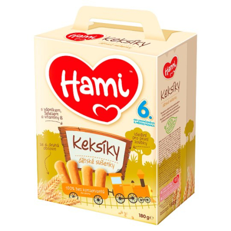 E-shop Hami sušienky Keksíky (od ukonč. 6. mesiaca) 1x180 g