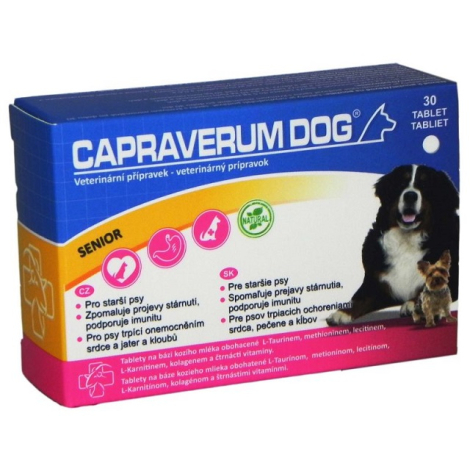 Obrázok CAPRAVERUM DOG senior 30tbl