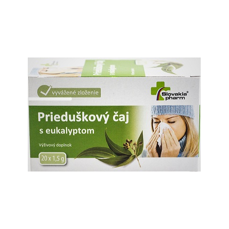 E-shop Slovakiapharm Prieduškový čaj s eukalyptom 20x1,5 g