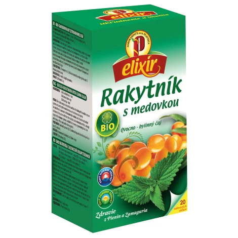 AGROKARPATY BIO Rakytník s medovkou bylinný čaj 20x1,5 g (30 g)