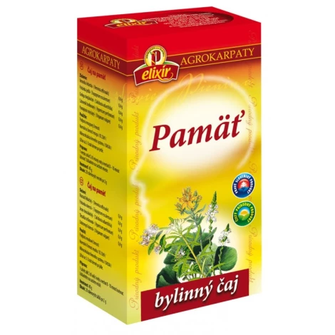 AGROKARPATY PAMÄŤ povzbudzujúci bylinný čaj 20x2 g (40 g)