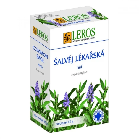 LEROS ŠALVIA LEKÁRSKA vňať sypaná bylina 1x40 g