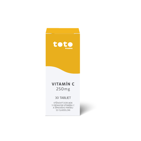 Obrázok TOTO VITAMÍN C 250 mg tbl 1x30 ks