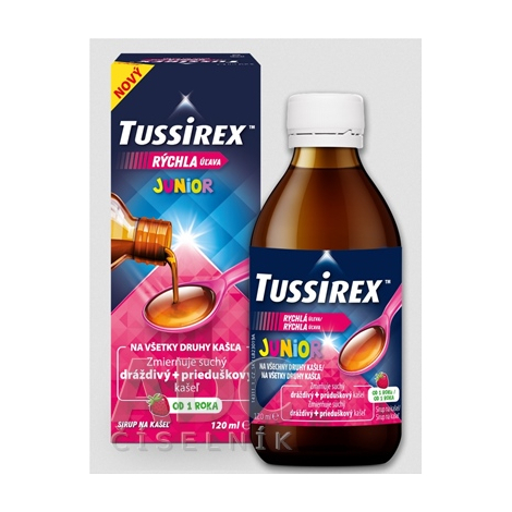 E-shop TUSSIREX Junior sirup 120 ml