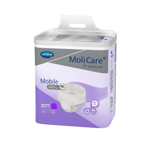 E-shop MoliCare Premium Mobile 8 kvapiek XL plienkové nohavičky naťahovacie 14 ks
