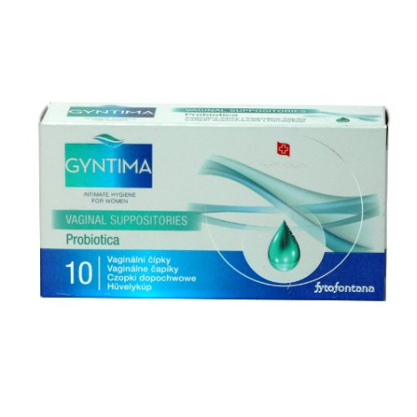 GYNTIMA Probiotica Vaginálne čapíky 10 ks