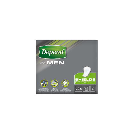 E-shop Depend for men 1 inkontinenčné vložky pre mužov 24ks