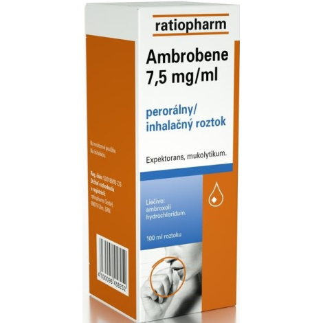 E-shop Ambrobene 7,5 mg/ml roztok 100 ml