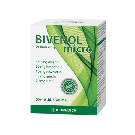 E-shop Biomedica Bivenol micro 60 + 10 tabliet