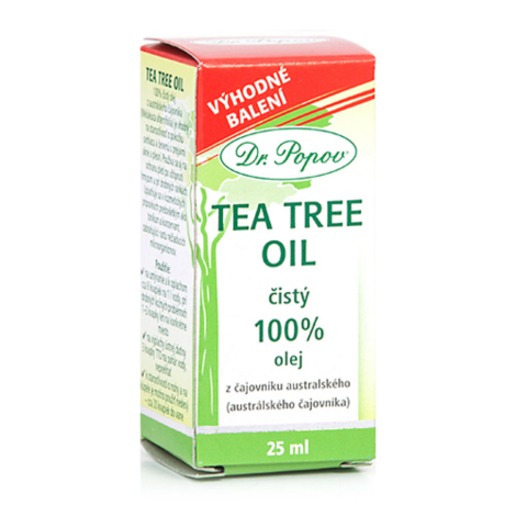 DR. POPOV TEA TREE OLEJ prírodný 100% 25 ml