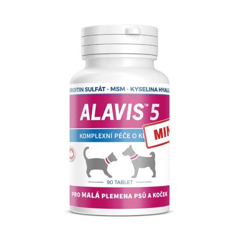 ALAVIS 5 MINI pre psy a mačky 90 tabliet